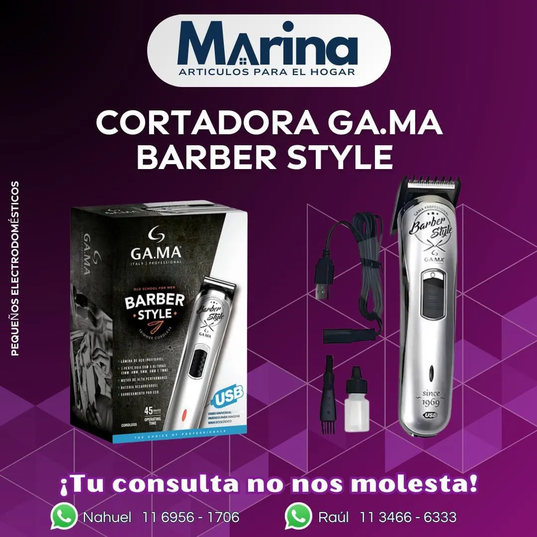 Cortadora GA.MA Barber Style